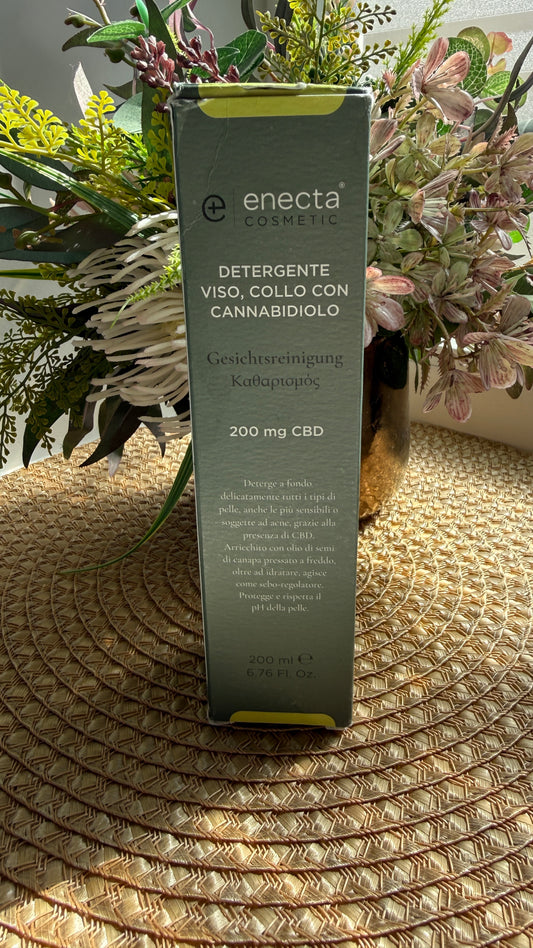 Enecta „Cannabidiol Face and Neck Cleanser“ -veido ir kaklo prausiklis
