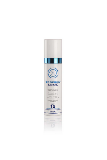 TEBISKIN® RETICAP SPF 15 senėjimo požymius mažinantis kremas nuo raukšlių